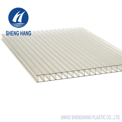2.1*6m 8mm ডাবল ওয়াল পলিকার্বোনেট প্যানেল 1.5kg/ M2 ইকো ফ্রেন্ডলি