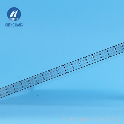 12mm ফাঁপা কোর Polycarbonate শীট বোর্ড সম্মুখভাগ UV প্রমাণ টেকসই