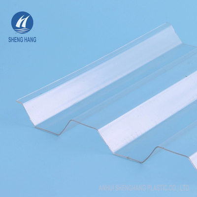 স্কয়ার ওয়েভ ঢেউতোলা Polycarbonate ছাদ প্যানেল UV প্রতিরোধের