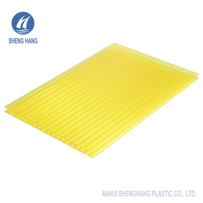 8mm Polycarbonate ফাঁপা শীট UV সুরক্ষা টুইন ওয়াল