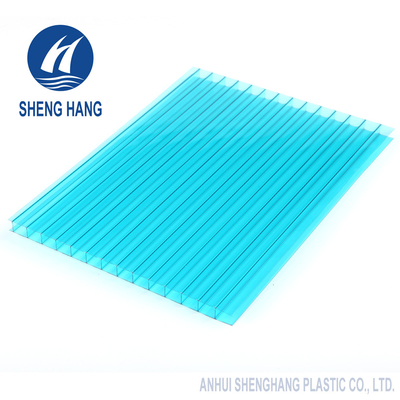 8mm Polycarbonate ফাঁপা শীট UV সুরক্ষা টুইন ওয়াল