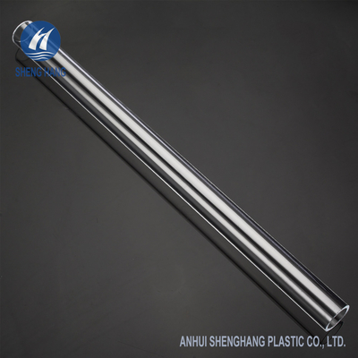 পরিষ্কার প্লাস্টিক বৃত্তাকার Extruded এক্রাইলিক টিউবিং কাস্টমাইজড