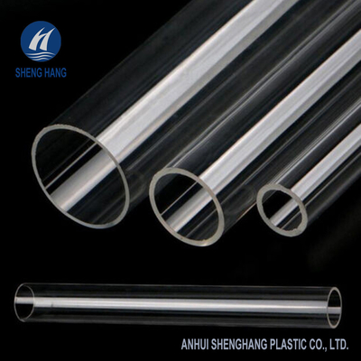 পরিষ্কার প্লাস্টিক বৃত্তাকার Extruded এক্রাইলিক টিউবিং কাস্টমাইজড