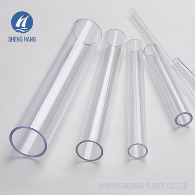 পরিষ্কার প্লাস্টিক বৃত্তাকার Extruded এক্রাইলিক টিউবিং কাস্টমাইজড