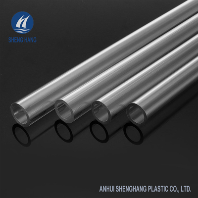 পরিষ্কার প্লাস্টিক বৃত্তাকার Extruded এক্রাইলিক টিউবিং কাস্টমাইজড