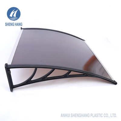 দরজা Polycarbonate প্লাস্টিক Awnings সূর্যালোক UV বৃষ্টি তুষার সুরক্ষা