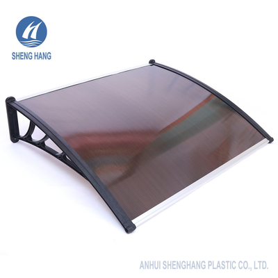 OEM বহিরঙ্গন পলিকার্বোনেট Awnings প্লাস্টিক বন্ধনী