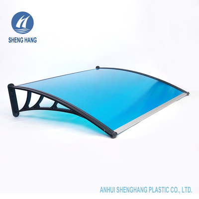 100*120cm পলিকার্বোনেট প্লাস্টিক শামিয়ানা পিসি উইন্ডো ডোর শামিয়ানা শিলাবৃষ্টি সুরক্ষা