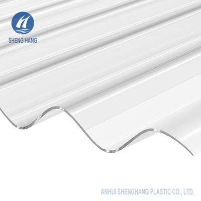 2.95×10ft Covestro ক্লিয়ার ঢেউতোলা পলিকার্বোনেট শীট 50 মাইক্রোন UV প্রতিরোধী