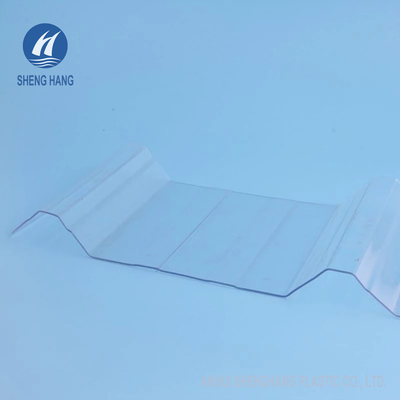 SGS স্বচ্ছ ঢেউতোলা পলিকার্বোনেট শীট 3*16ft