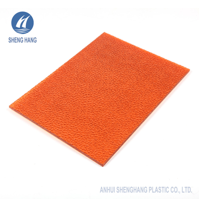 ASTM D638 পরিষ্কার এমবসড পলিকার্বোনেট শীট UV আবরণ PC UL94 V2