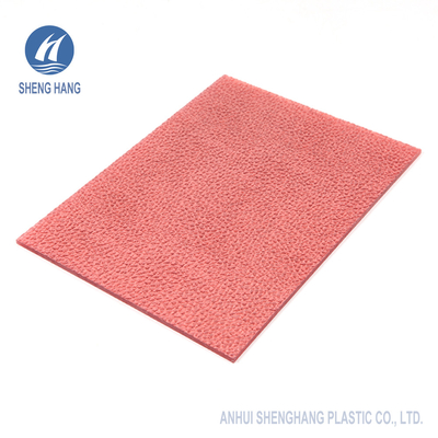 ASTM D638 পরিষ্কার এমবসড পলিকার্বোনেট শীট UV আবরণ PC UL94 V2