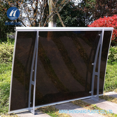 55'' X 35&quot; বাঁকা পলি কার্বনেট ক্যানোপি আলু বন্ধনী জানালার দরজা শামিয়ানা