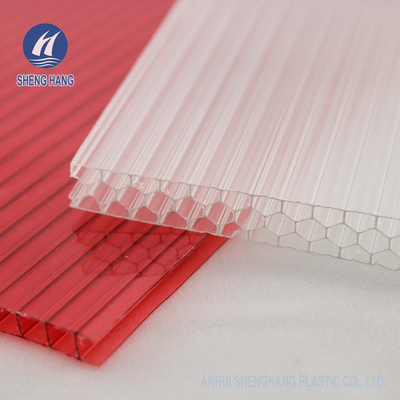 সেলুলার হোলো হানিকম্ব পলিকার্বোনেট শীট OEM 2.1*3m তাপ নিরোধক