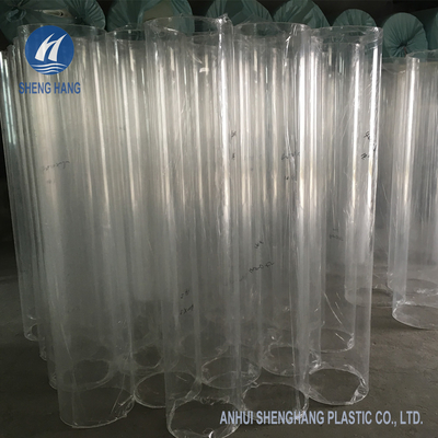 বড় ক্লিয়ার কাস্ট এক্রাইলিক টিউব 9.8ft OD400mm PMMA সিলিন্ডার অ্যান্টি ইমপ্যাক্ট