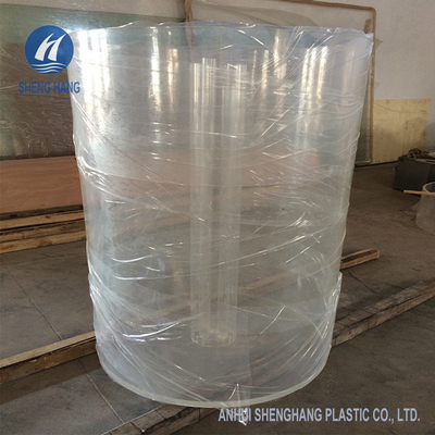 বড় ক্লিয়ার কাস্ট এক্রাইলিক টিউব 9.8ft OD400mm PMMA সিলিন্ডার অ্যান্টি ইমপ্যাক্ট