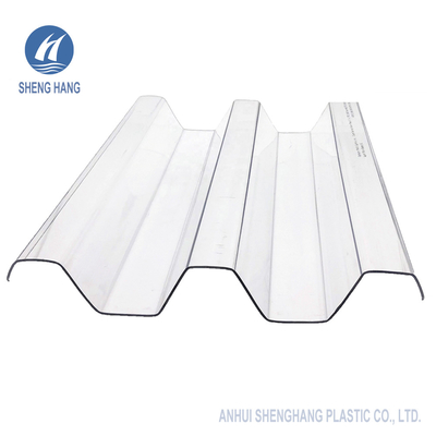 রঙিন স্বচ্ছ ঢেউতোলা Polycarbonate ছাদ শীট কো এক্সট্রুশন