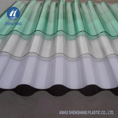 বৃত্তাকার তরঙ্গায়িত ঢেউতোলা Polycarbonate ছাদ শীট পরিষ্কার